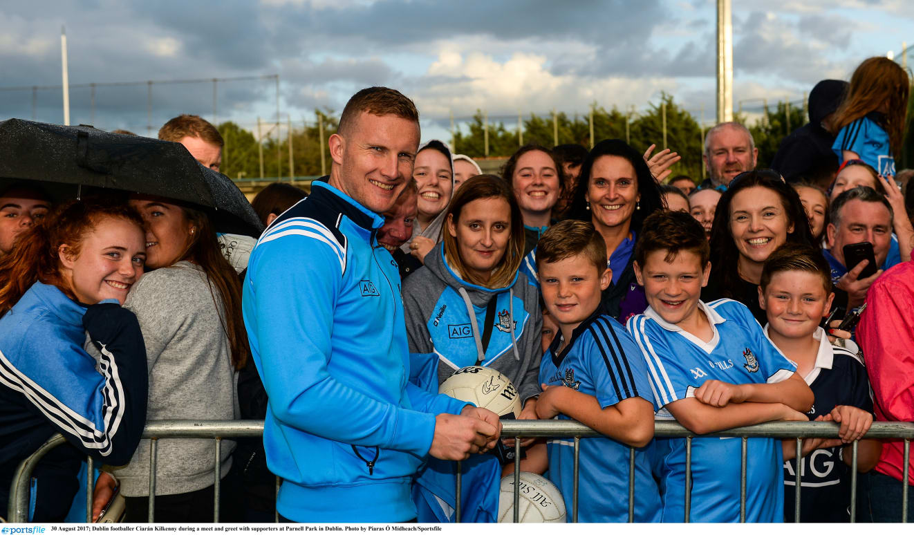 Ciaran Kilkenny playing with a smile on his face